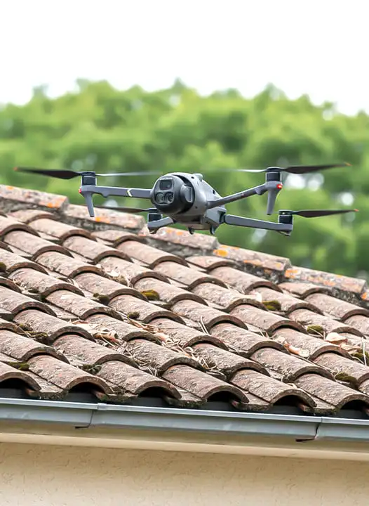 DJI Mavic4Pro en inspection technique de toiture
