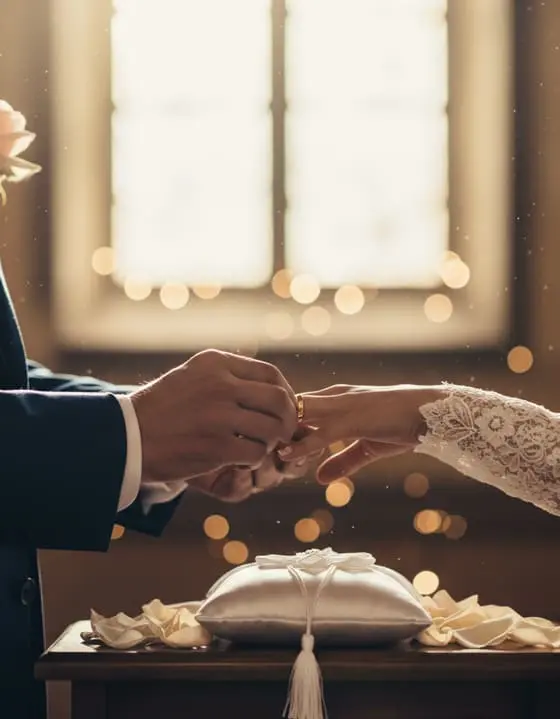 Cérémonie de mariage à l'église